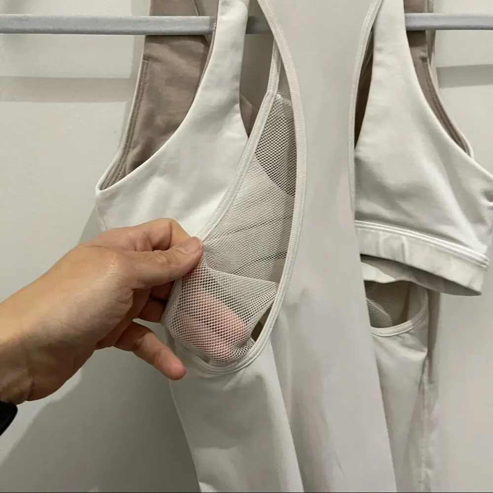 Lululemon Cross Conditioning 2-In-1 Tank *Medium Support B/C Cup White